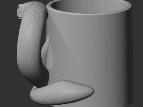 Snake Mug 3D Model