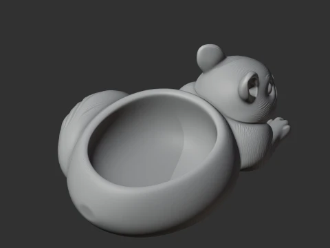 Squirrel Bowl 3D Model