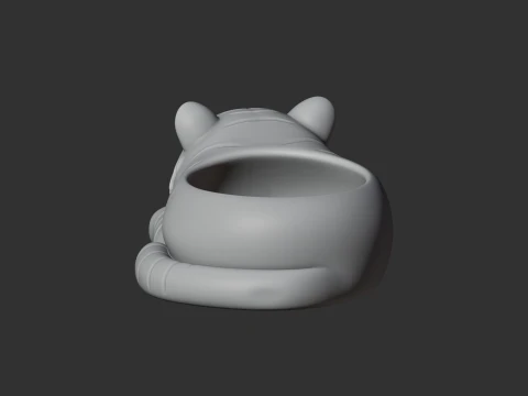 Tiger Bowl 3D Model