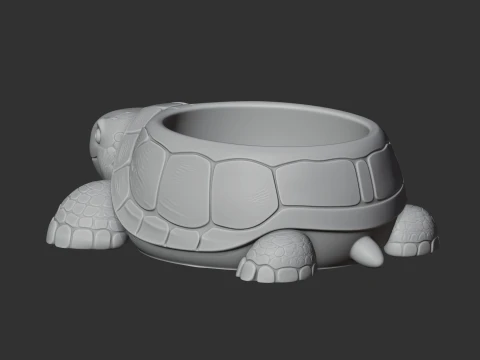 Tortoise Bowl 3D Model