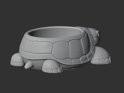 Tortoise Bowl 3D Model
