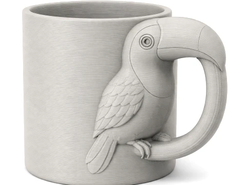 Toucan Mug 3D Model