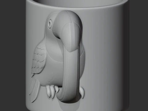 Toucan Mug 3D Model