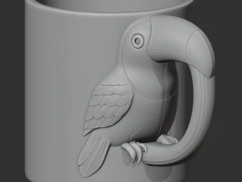 Toucan Mug 3D Model