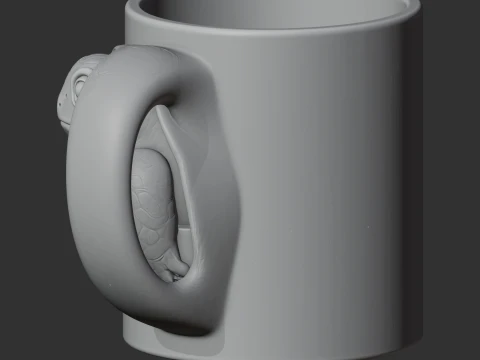 Turtle Mug 3D Model