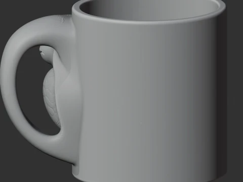 Turtle Mug 3D Model