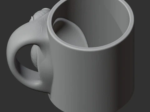 Turtle Mug 3D Model