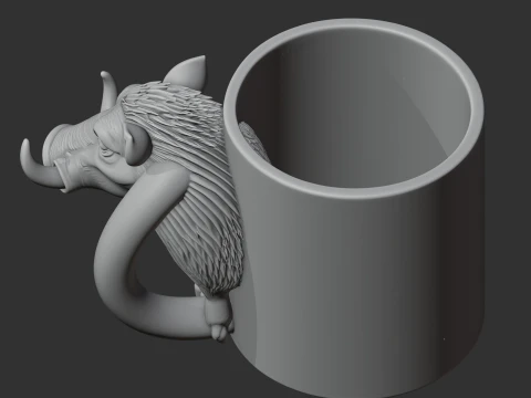 Warthog Mug 3D Model