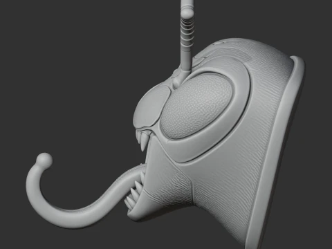 Wasp HEAD WALL HANGER COAT AND KEY HOLDER HOOK 3D Model