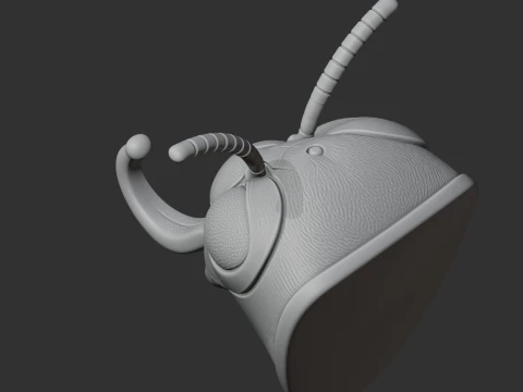 Wasp HEAD WALL HANGER COAT AND KEY HOLDER HOOK 3D Model
