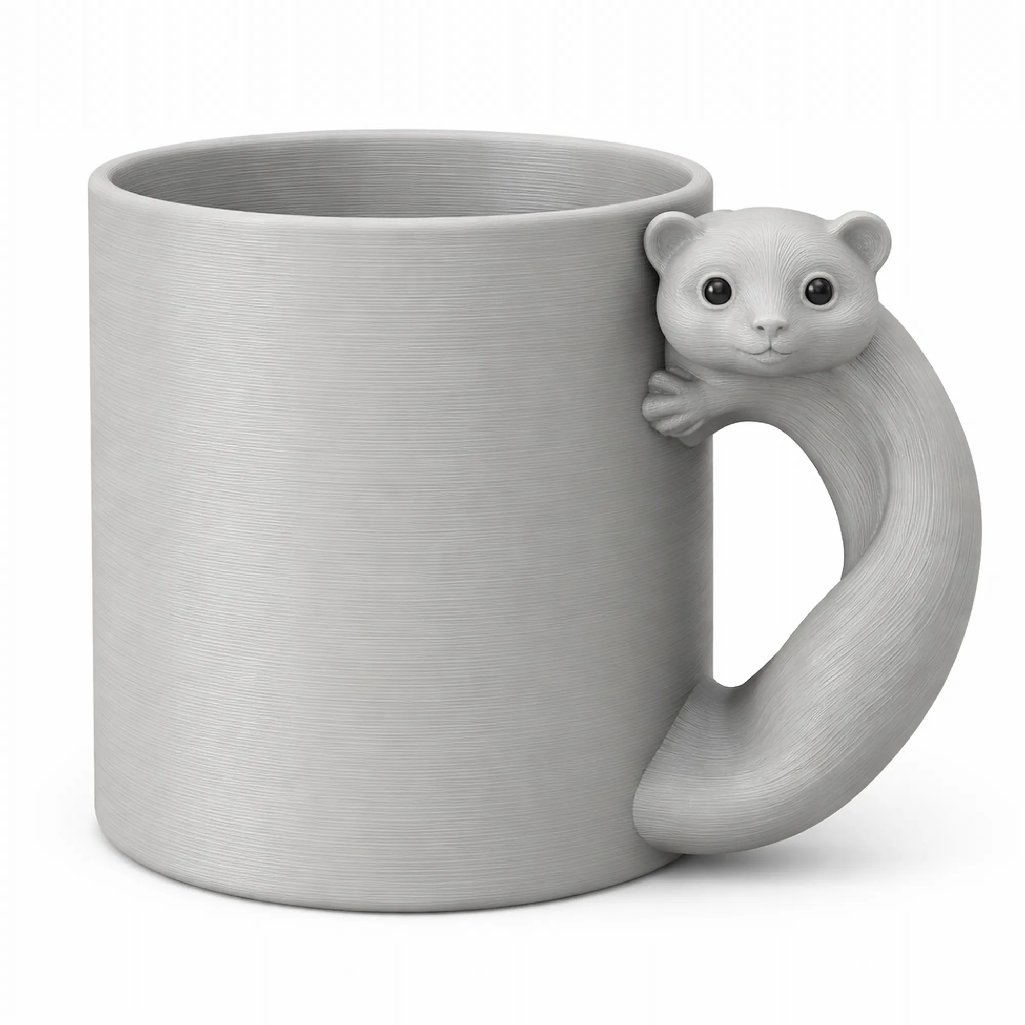 Weasel Mug 3D Model .c4d .max .obj .3ds .fbx .stl .blend 