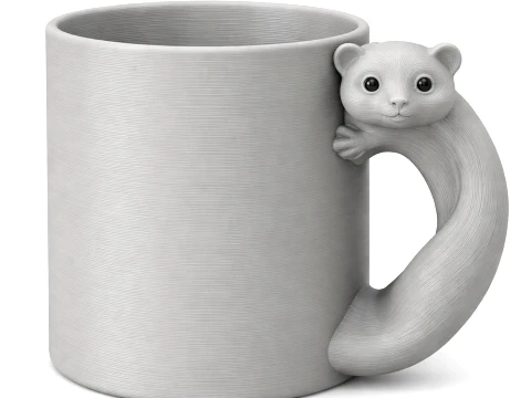 Weasel Mug 3D Modell
