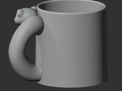 Weasel Mug 3D Model