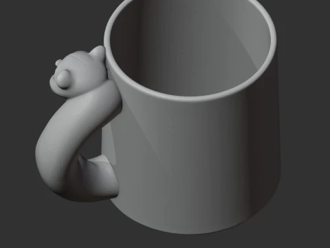 Weasel Mug 3D Model