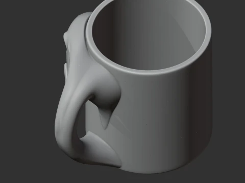 Whale Mug 3D Model