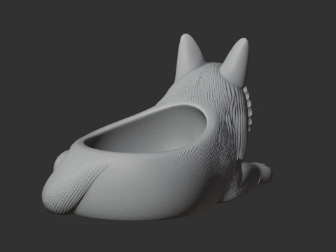 Wolf Bowl 3D Model