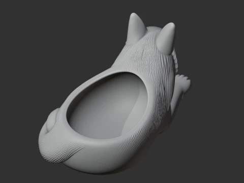 Wolf Bowl 3D Model