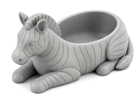 Zebra Bowl 3D Model