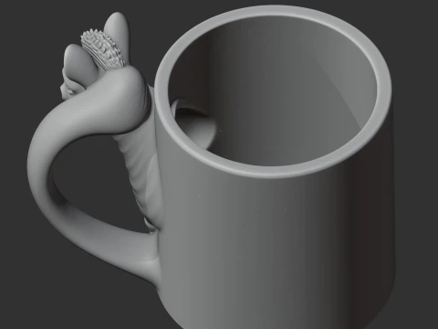 Zebra Mug 3D Model