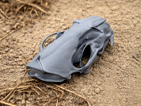 Череп американської норки 3D Модель
