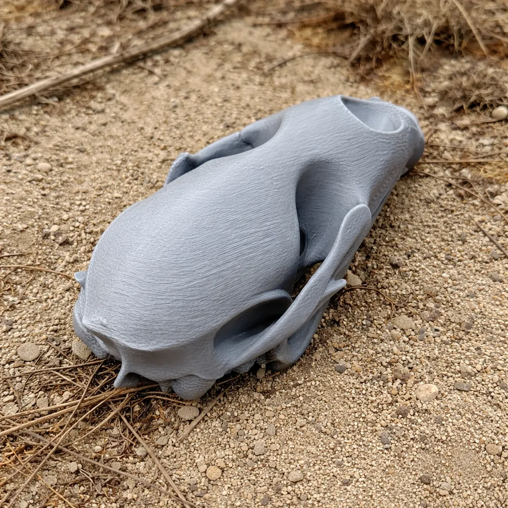 Bearded Seal Skull 3D Model .c4d .max .obj .3ds .fbx .stl .blend 