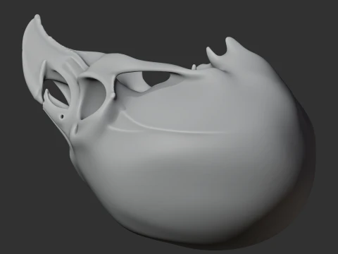 Birkenia Skull 3D Model