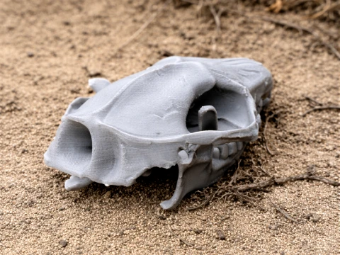 Cranio di riccio pigmeo africano Modello 3D