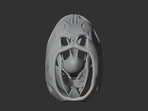 Asian Arowana Skull 3D Model