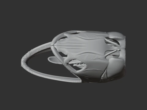 Asian Arowana Skull 3D Model