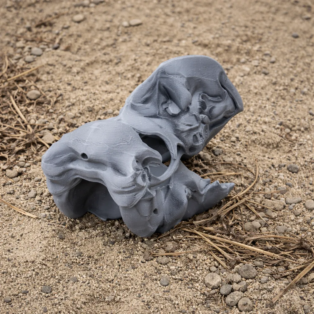 Bullockornis planei Skull 3D Model .c4d .max .obj .3ds .fbx .stl .blend 