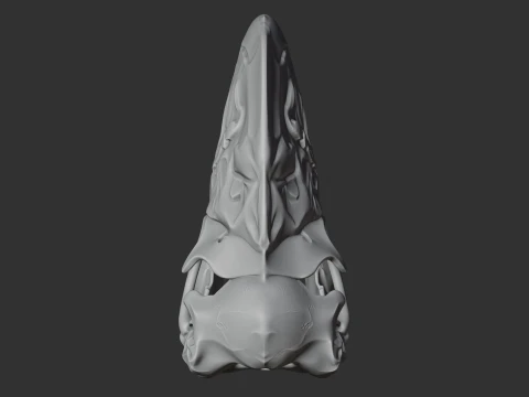 Bullockornis planei Skull 3D Model