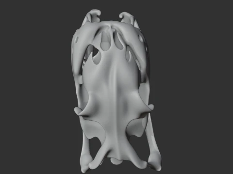 Childrens Python Skull 3D Model