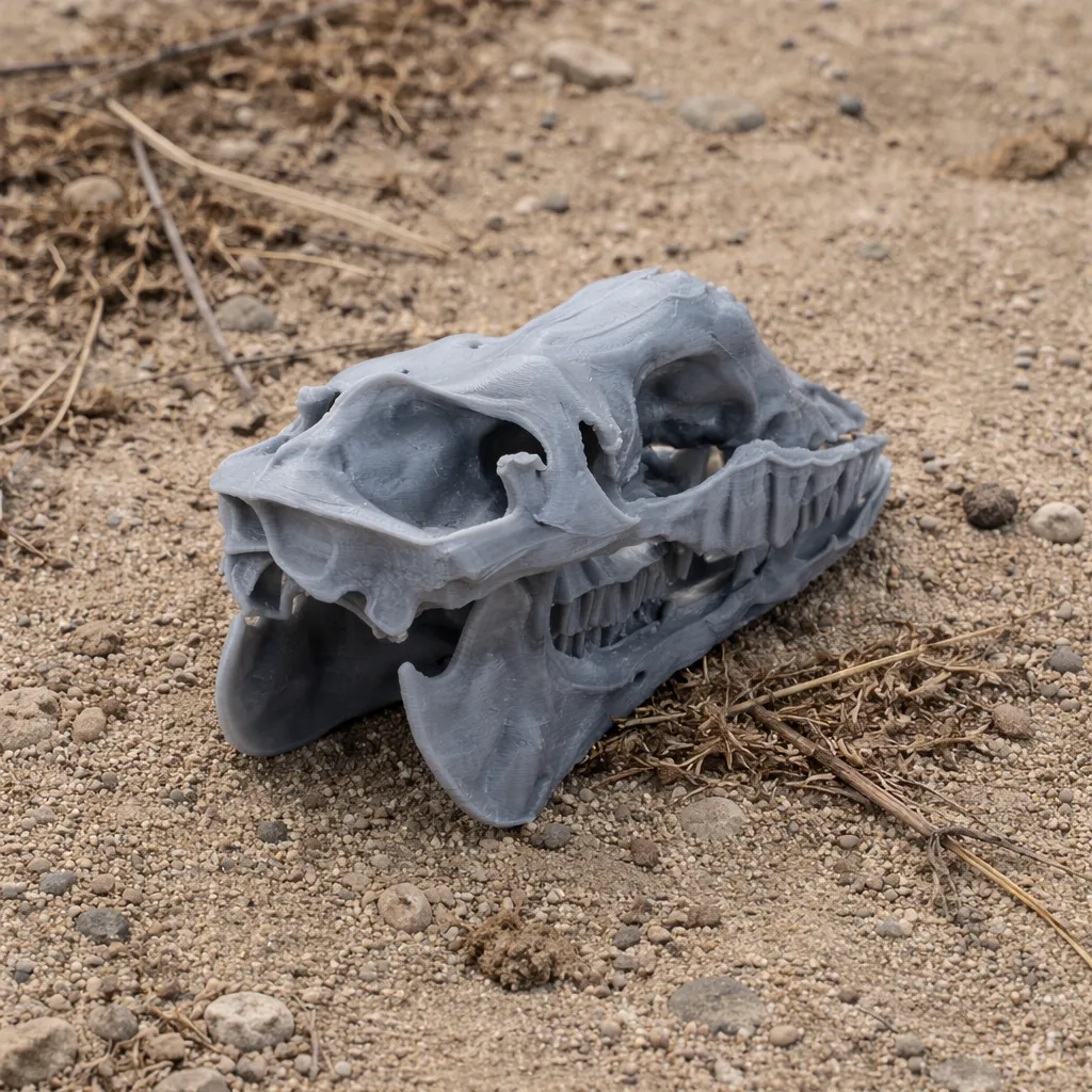 Camel Skull 3D Model .c4d .max .obj .3ds .fbx .stl .blend 