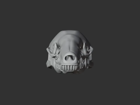 Common Mole Skull 3D Model
