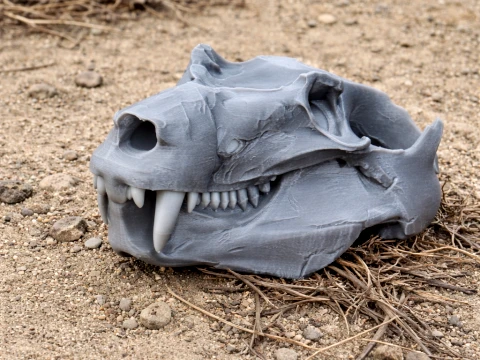 Cynognathus Skull 3D Model