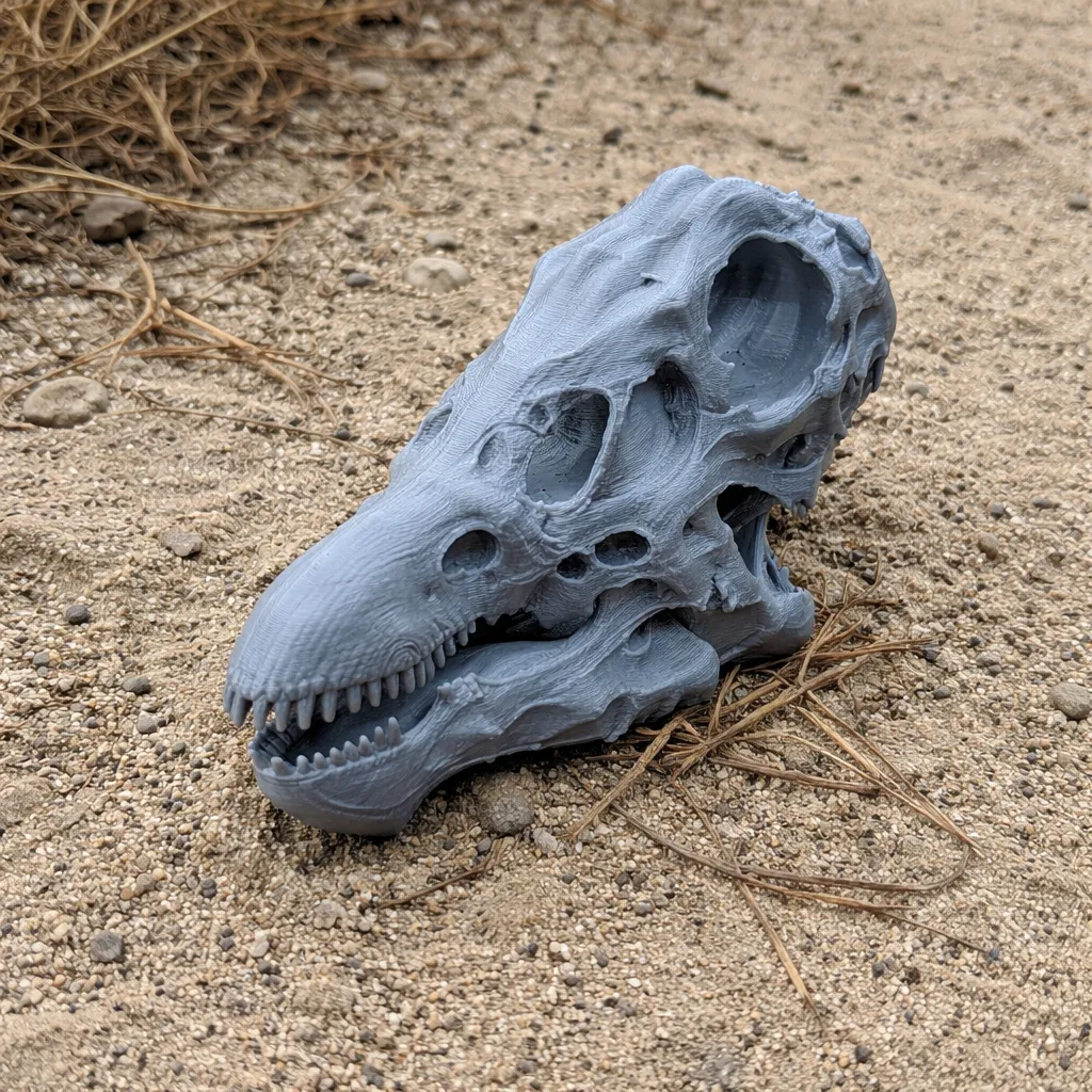 Dacentrurus Skull 3D Model .c4d .max .obj .3ds .fbx .stl .blend 