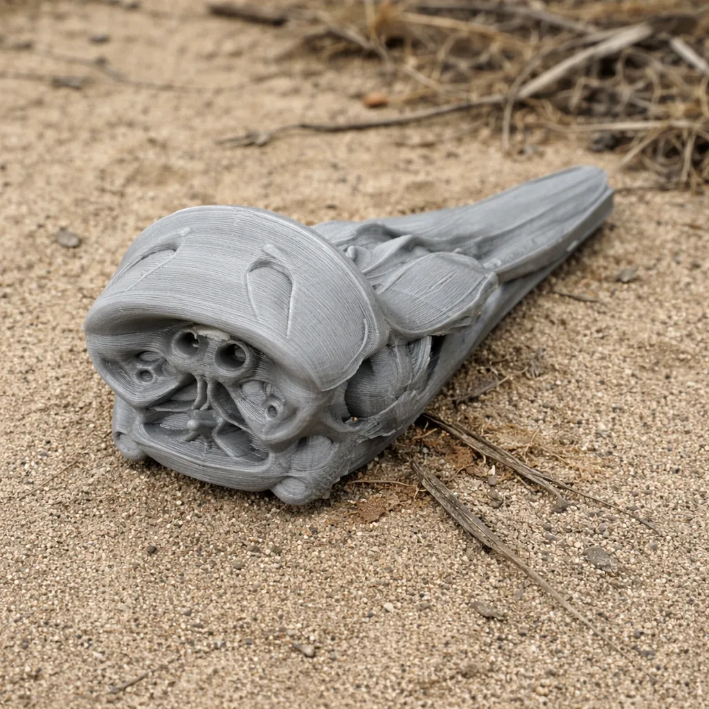 Dalls Porpoise Skull 3D Model .c4d .max .obj .3ds .fbx .stl .blend 