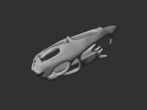 Dimorphodon Skull 3D Model
