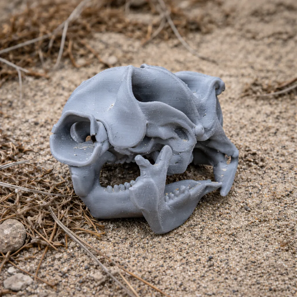Diprotodon Skull 3D Model .c4d .max .obj .3ds .fbx .stl .blend