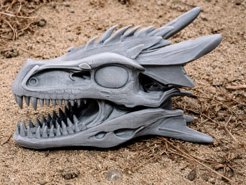 Crâne de Dracopelta Modèle 3D