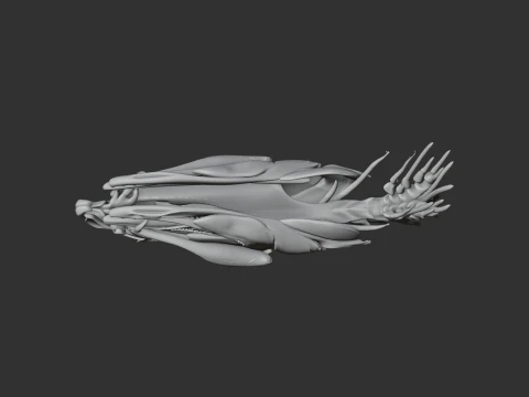 Eastern Brown Snake Skull 3D Model