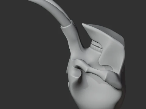 Elephant Skull 3D Model