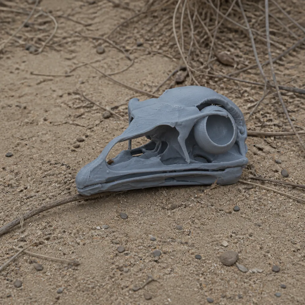 Emu Skull 3D Model .c4d .max .obj .3ds .fbx .stl .blend