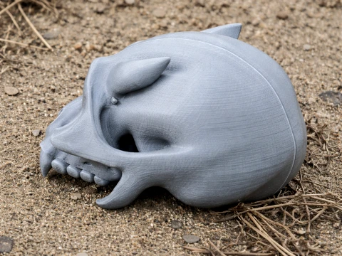 Cráneo de Eomellivora Modelo 3D