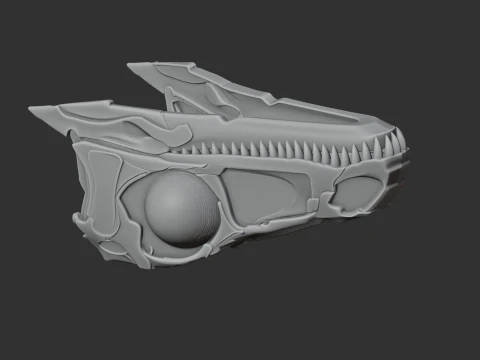 Eoraptor early synapsid Skull 3D Model