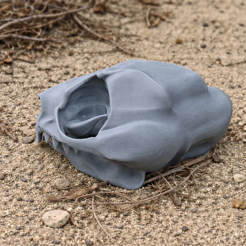 Feathertail Glider Skull 3D Model .c4d .max .obj .3ds .fbx .stl .blend