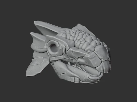 Ankylosaurus Skull 3D Model