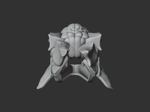 Ankylosaurus Skull 3D Model