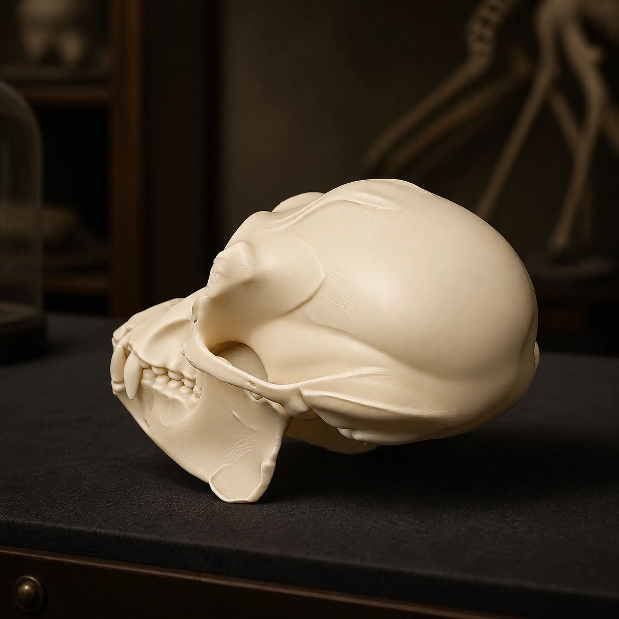 Apidium Skull 3D Model .c4d .max .obj .3ds .fbx .stl .blend 