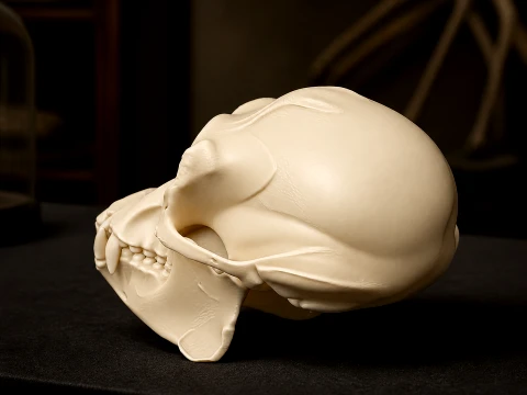 Apidium Skull 3D Model